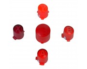 ABXY with Guide Button Set for Xbox 360 Controller Red