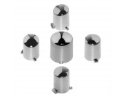 ABXY Guide Button Set for Xbox 360 Controller Chrome