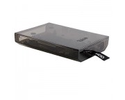 Hard Disk Drive Clip and Lock HDD Case for Xbox 360 Slim - Transparent Black
