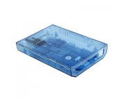 Hard Disk Drive Clip and Lock HDD Case for Xbox 360 Slim - Transparent Blue