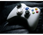 XCM Auto Fire, Rapidfire burkolat Xbox 360 vezeték nélküli irányítóhoz új D-PAD és LED-es világítással [Piano White]