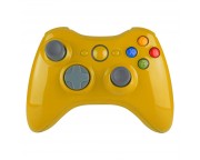 Xbox 360 vezeték nélküli gamepad burkolat [lakkszerű; sárga]