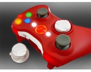 XCM Auto Fire, Rapidfire burkolat Xbox 360 vezeték nélküli irányítóhoz új D-PAD és LED-es világítással [Sexy Red]