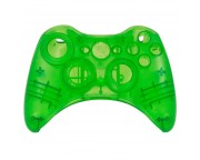 Xbox 360 vezeték nélküli gamepad burkolat gombokkal [átlátszó zöld]