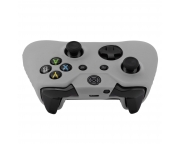 3 In 1 Anti-Skidding Silicone Case for Xbox One Joypad [clear]