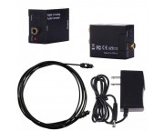 Digital Optical Coaxial Toslink to Analog RCA L/R Audio Converter and free Cable OD6.0HOT