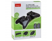 ípega Dual Controller Charger 2db 700mAh újratölthető akkumulátorral Xbox One-hoz