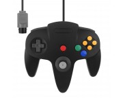 N64 Nintendo 64 konzolhoz kontroller [fekete]