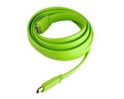 HDMI Cable Ver 1.4 [green, flat]