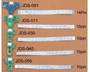 12 pin-es szalagkábel PS4 DualShock 4 JDS-011/030/040/055 USB töltő PCB-hez