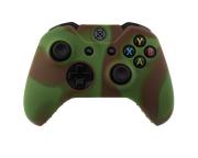 Szilikon védőhuzat Xbox One kontrollerhez [zöld barna]