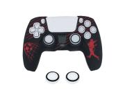 Protective Silicone Cover With Thumb Caps For PS5 [Football Red]