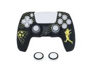 Protective Silicone Cover With Thumb Caps For PS5 [Football Yellow]