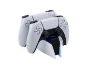 Honcam Tri-Protection Safety Dual Controller Charger for PS5 DualSense Controller [white]