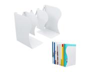 Retractable Simple Metal Book Stand - White