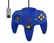 N64 Nintendo 64 konzolhoz kontroller [kék]
