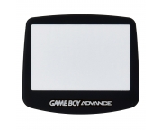 Clear Screen Plastic Glass for Nintendo Game Boy Advance - Black