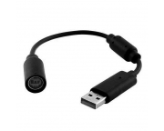 XBOX 360 vezetékes irányítóhoz USB adapter fekete színben