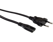 Tápcsatlakozó kábel IEC C7 (2 pin) 80cm