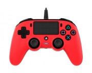 Nacon vezetéknélküli kontroller piros színben. (PS4)