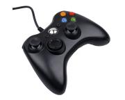 Xbox 360 vezetékes kontroller [dobozos, fekete]